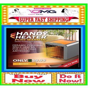 ✅🗣🚨🔴SALE❗️🔴📢HANDY HEATER Turbo 800 HEATER Space HEATER 🚨📢🤑BUY NOW❗️🤑🛍️